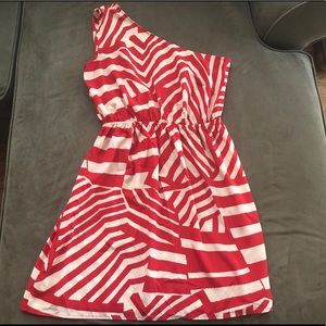 One Strap Tribal Print Dress
